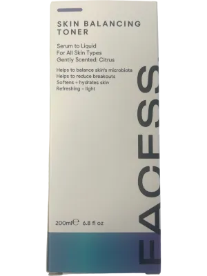 FACESS Skin Balancing Toner Citrus Serum to Liquid Refreshing Light BNIB UK 200ml