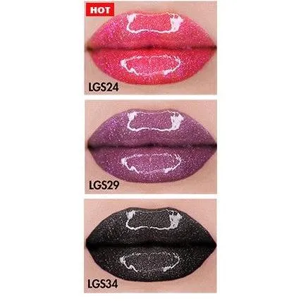 Glossy smooth high pigment lip gloss