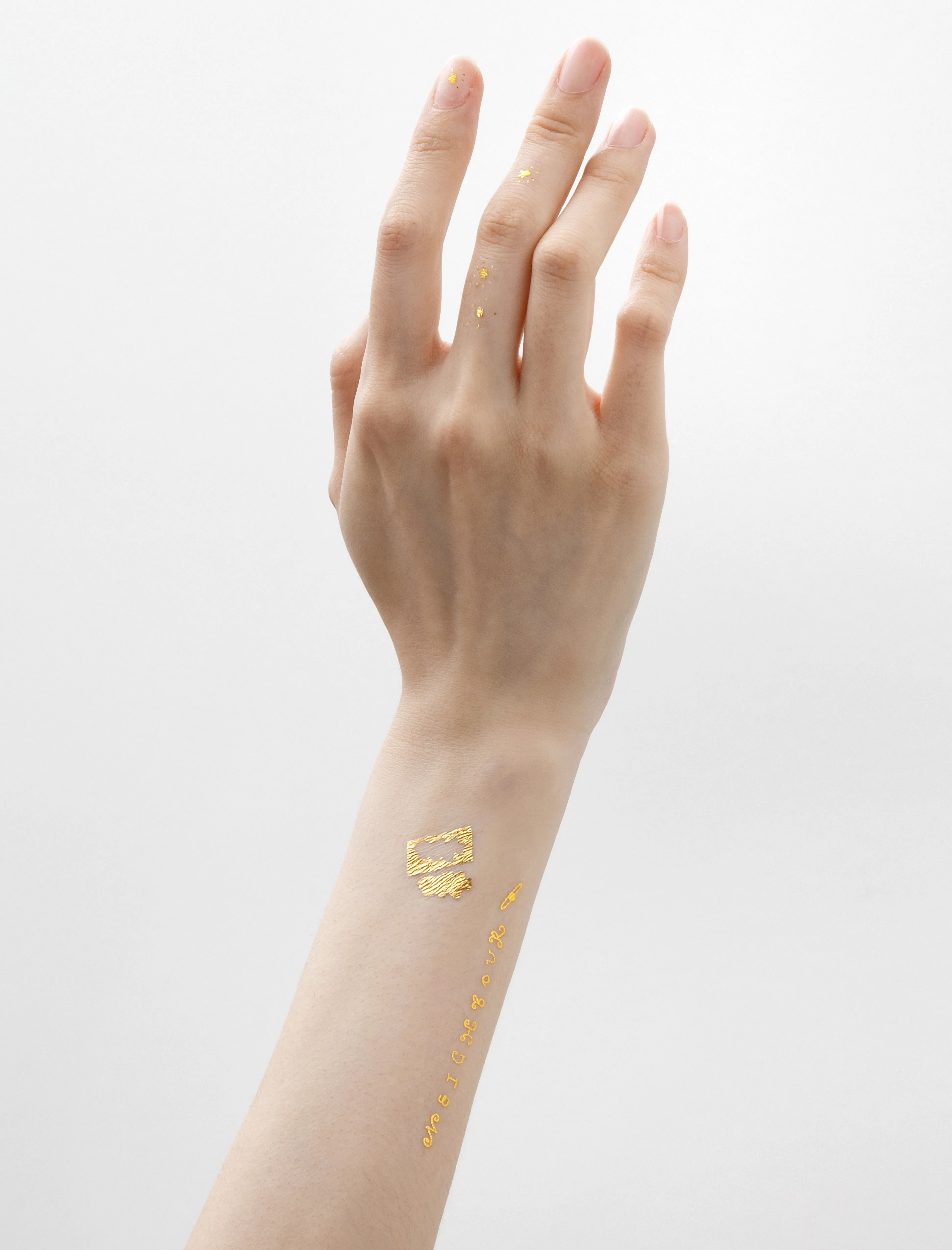 Gold Neighbour Tattoo Sheet