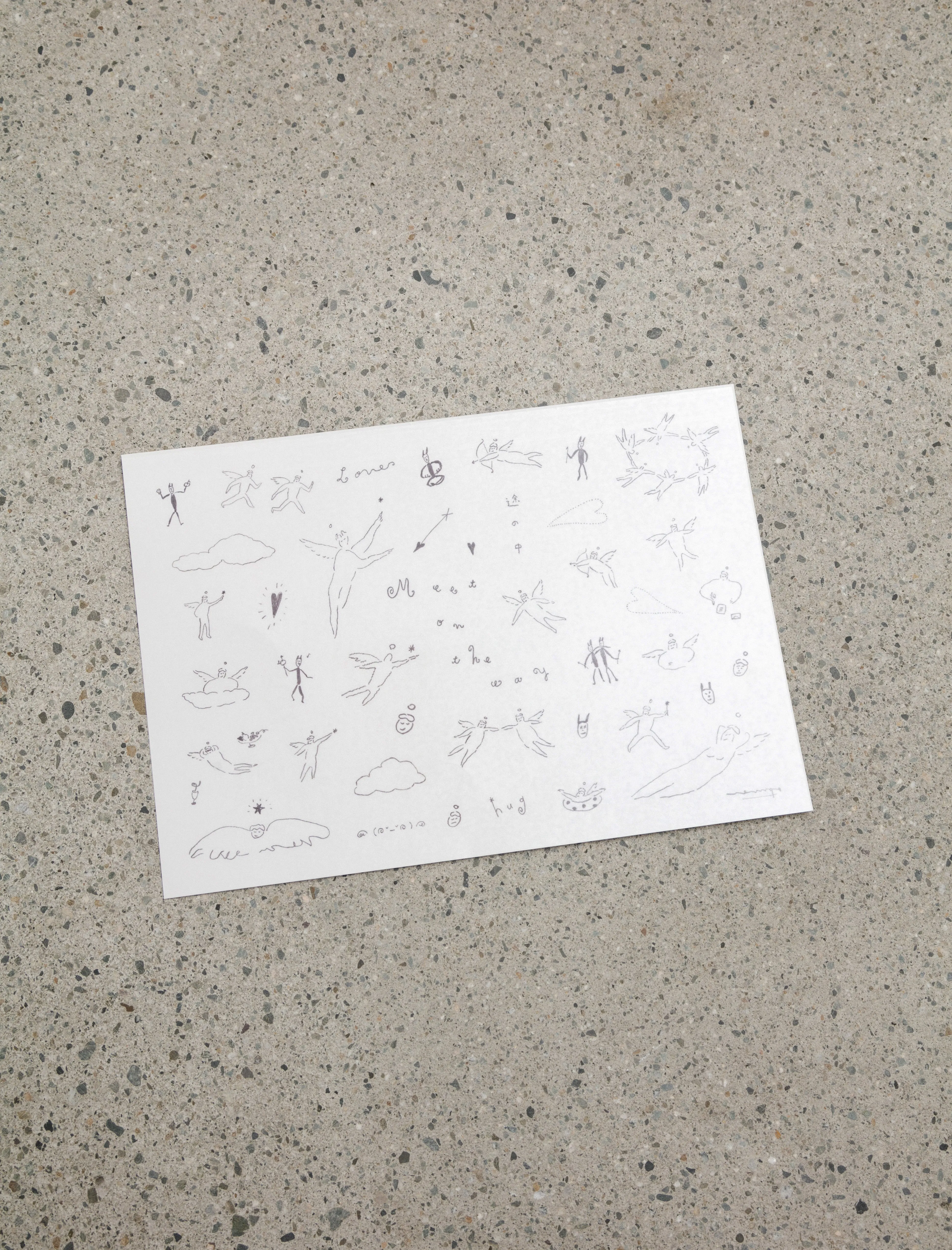 Indigo Up Tattoo Sheet