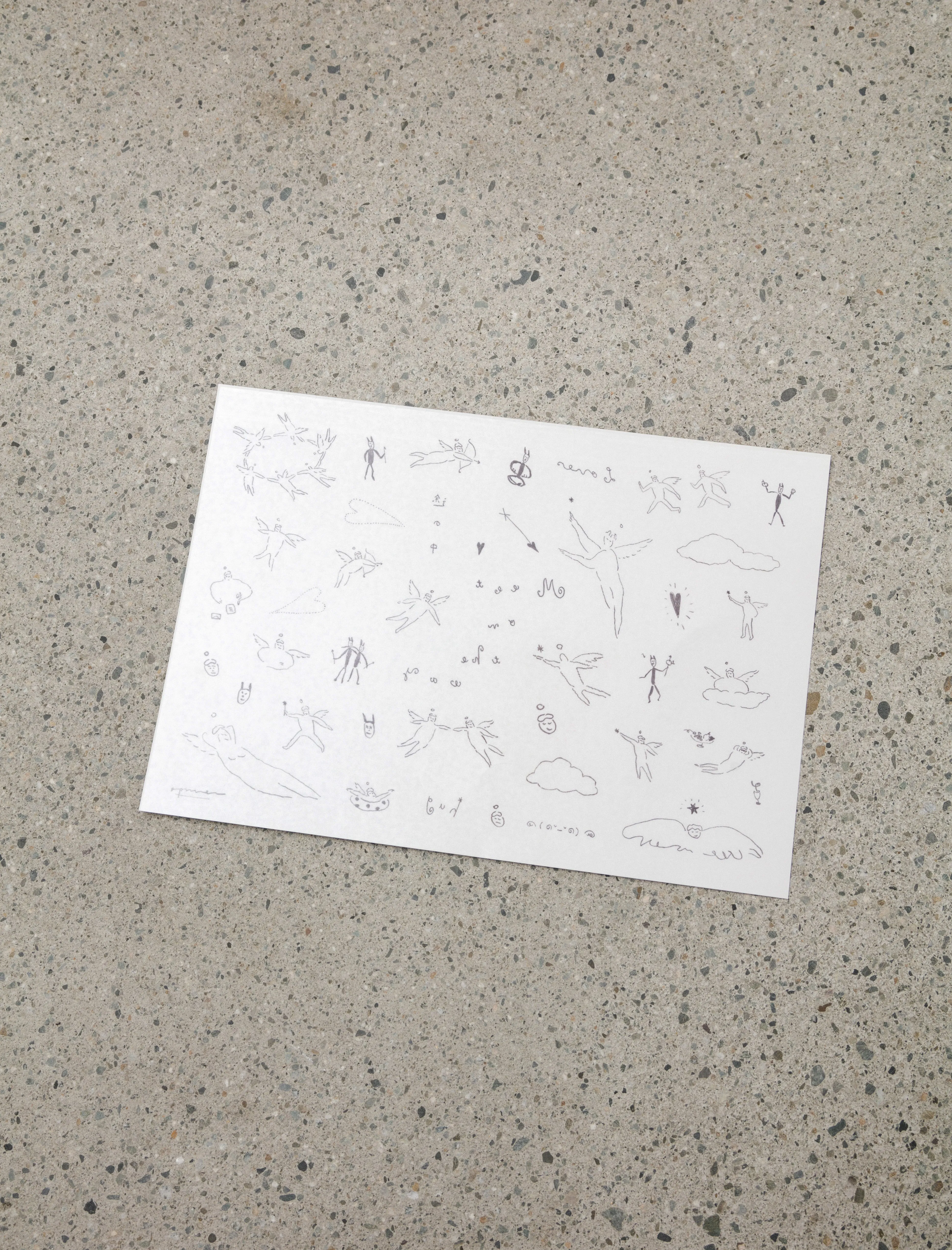 Indigo Up Tattoo Sheet