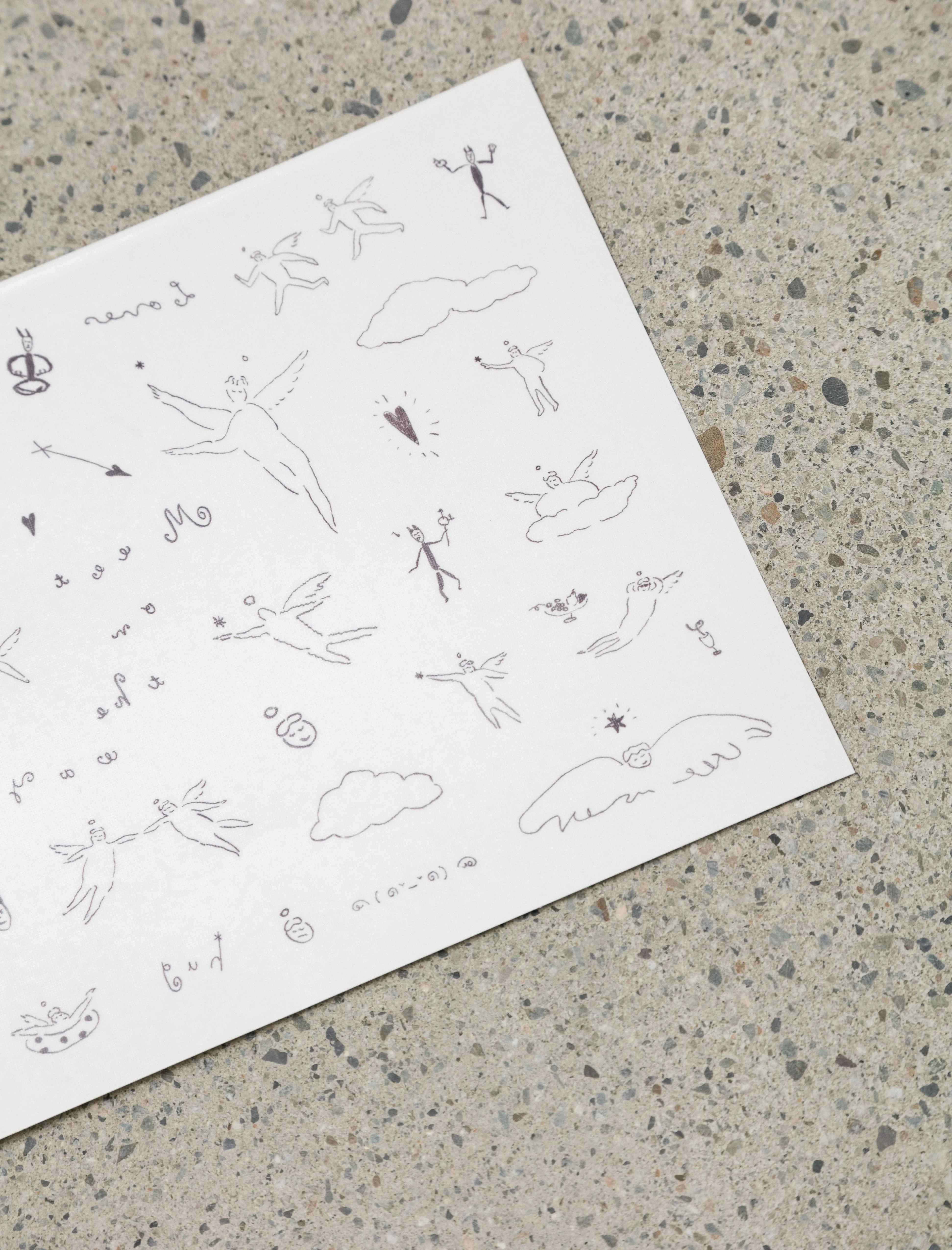 Indigo Up Tattoo Sheet