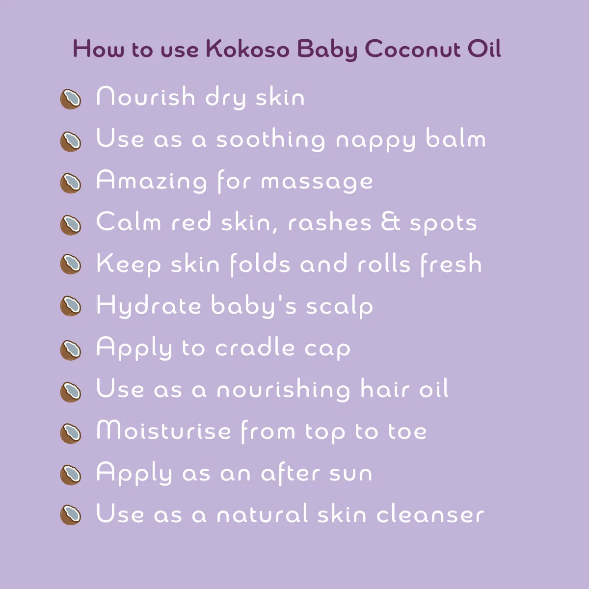 Kokoso Baby® Coconut Oil