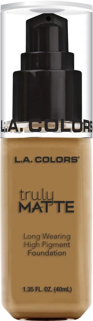 L.A. COLORS - Truly Matte Foundation Cafe - 1.35 fl. oz. (40 ml)