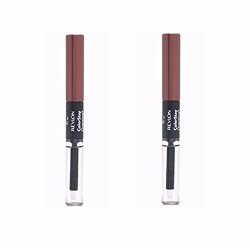 Longwear Liquid Lipstick & Gloss - 16 Hour Colorstay, Vitamin E, Shade 350 Bare Maximum, 0.07 Fl Oz