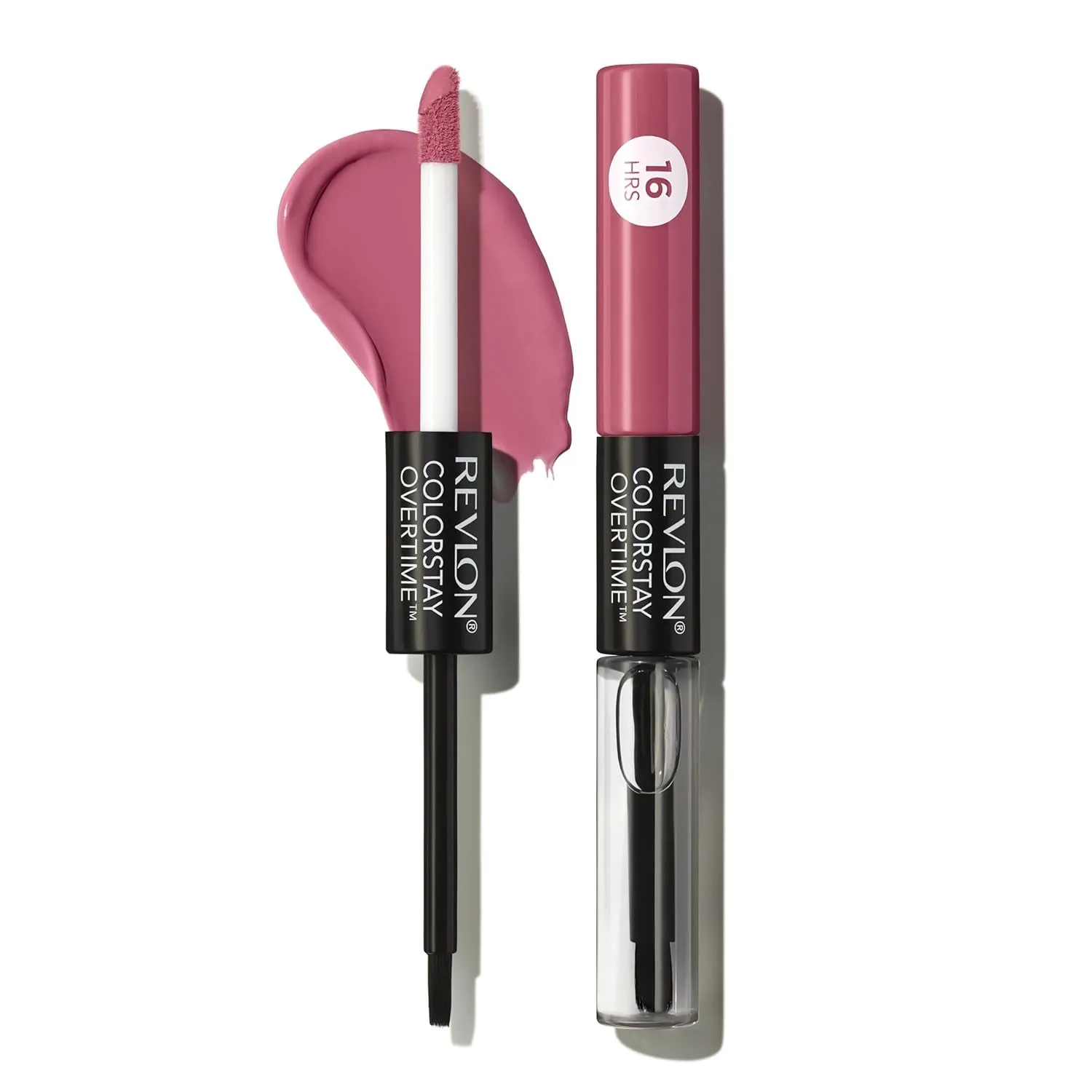 Longwear Liquid Lipstick & Gloss - 16 Hour Colorstay, Vitamin E, Shade 350 Bare Maximum, 0.07 Fl Oz