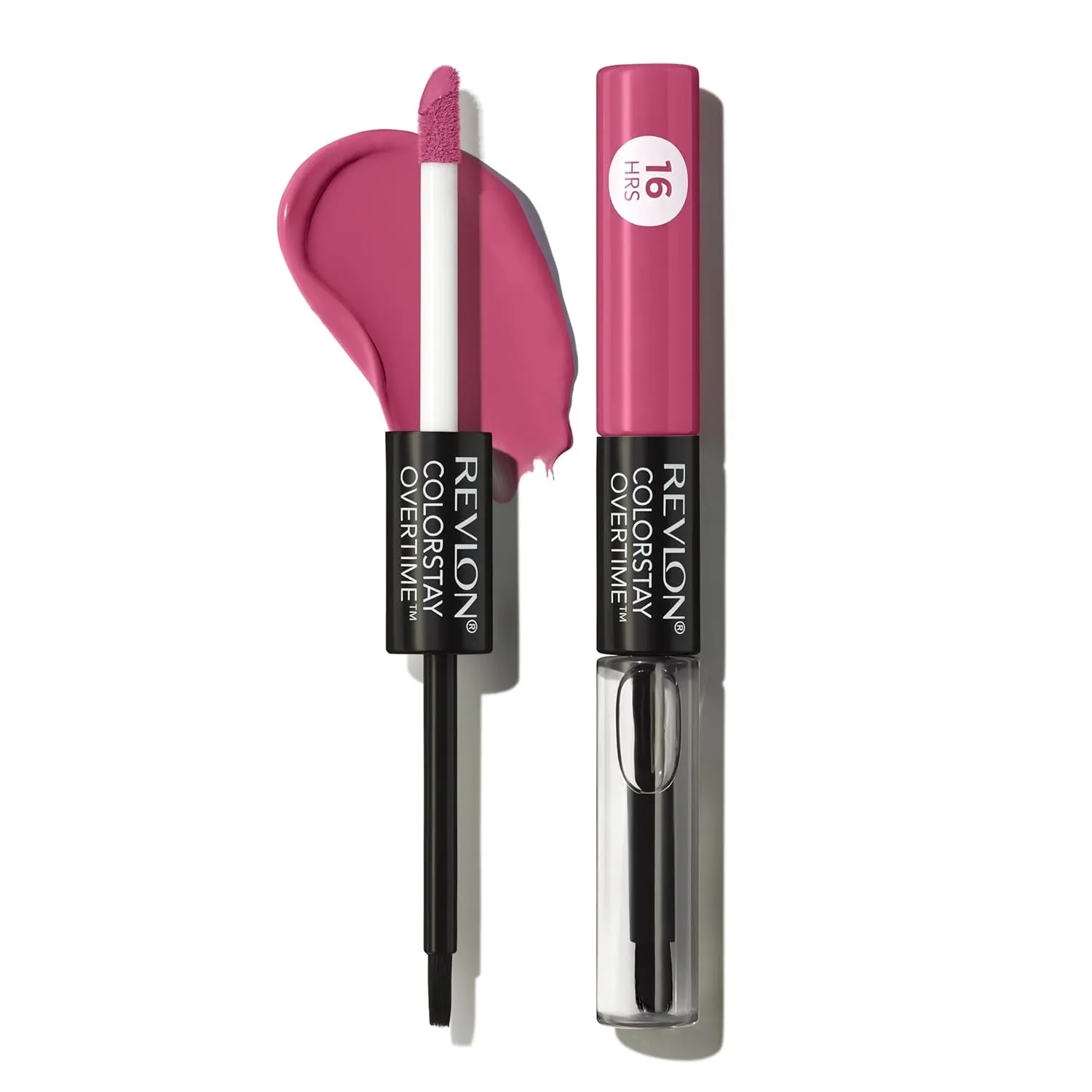 Longwear Liquid Lipstick & Gloss - 16 Hour Colorstay, Vitamin E, Shade 350 Bare Maximum, 0.07 Fl Oz