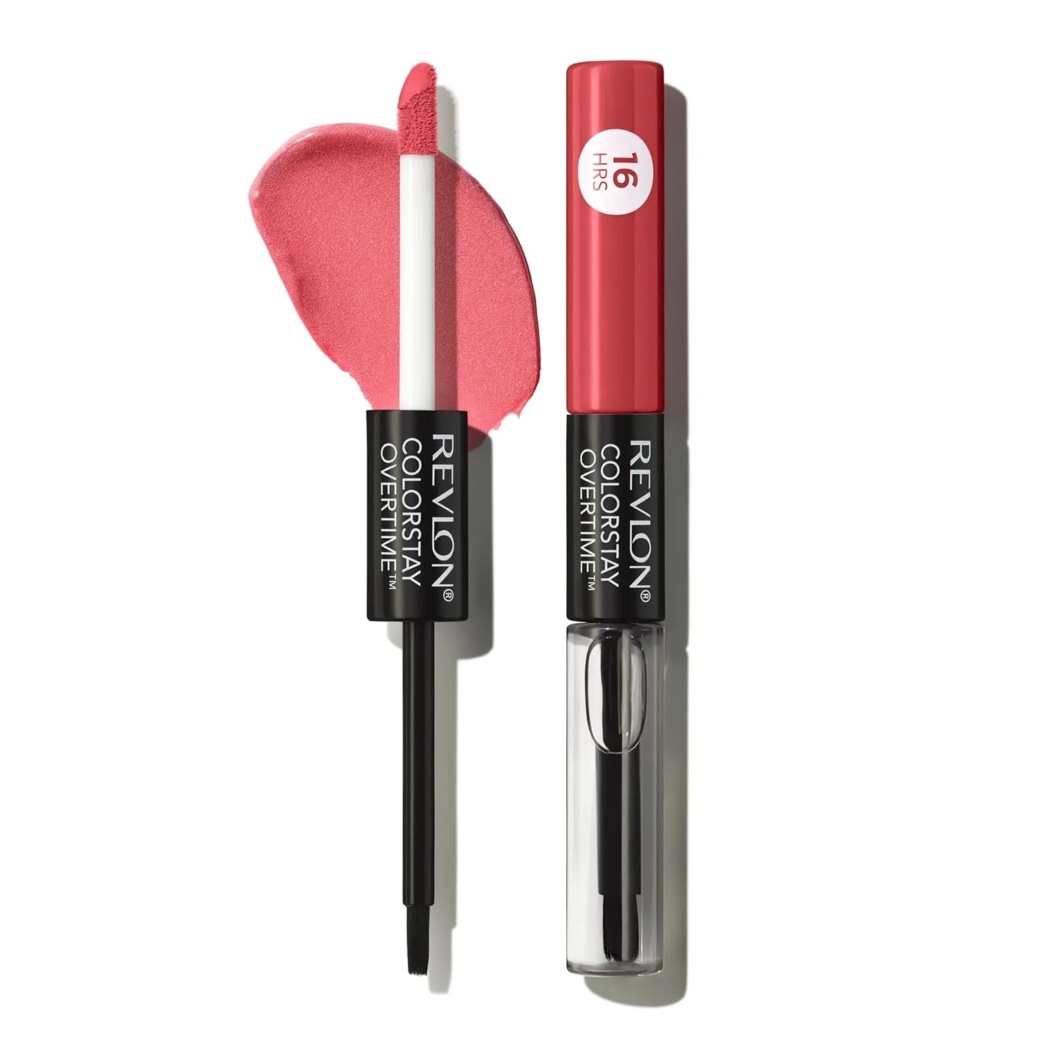 Longwear Liquid Lipstick & Gloss - 16 Hour Colorstay, Vitamin E, Shade 350 Bare Maximum, 0.07 Fl Oz