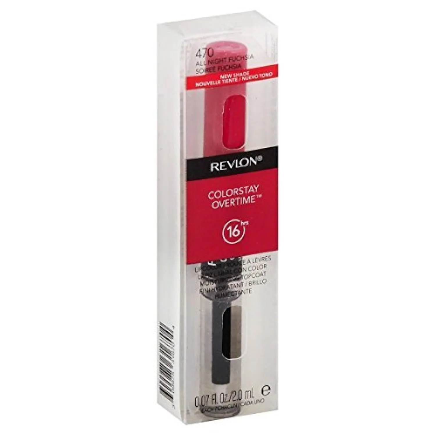 Longwear Liquid Lipstick & Gloss - 16 Hour Colorstay, Vitamin E, Shade 350 Bare Maximum, 0.07 Fl Oz