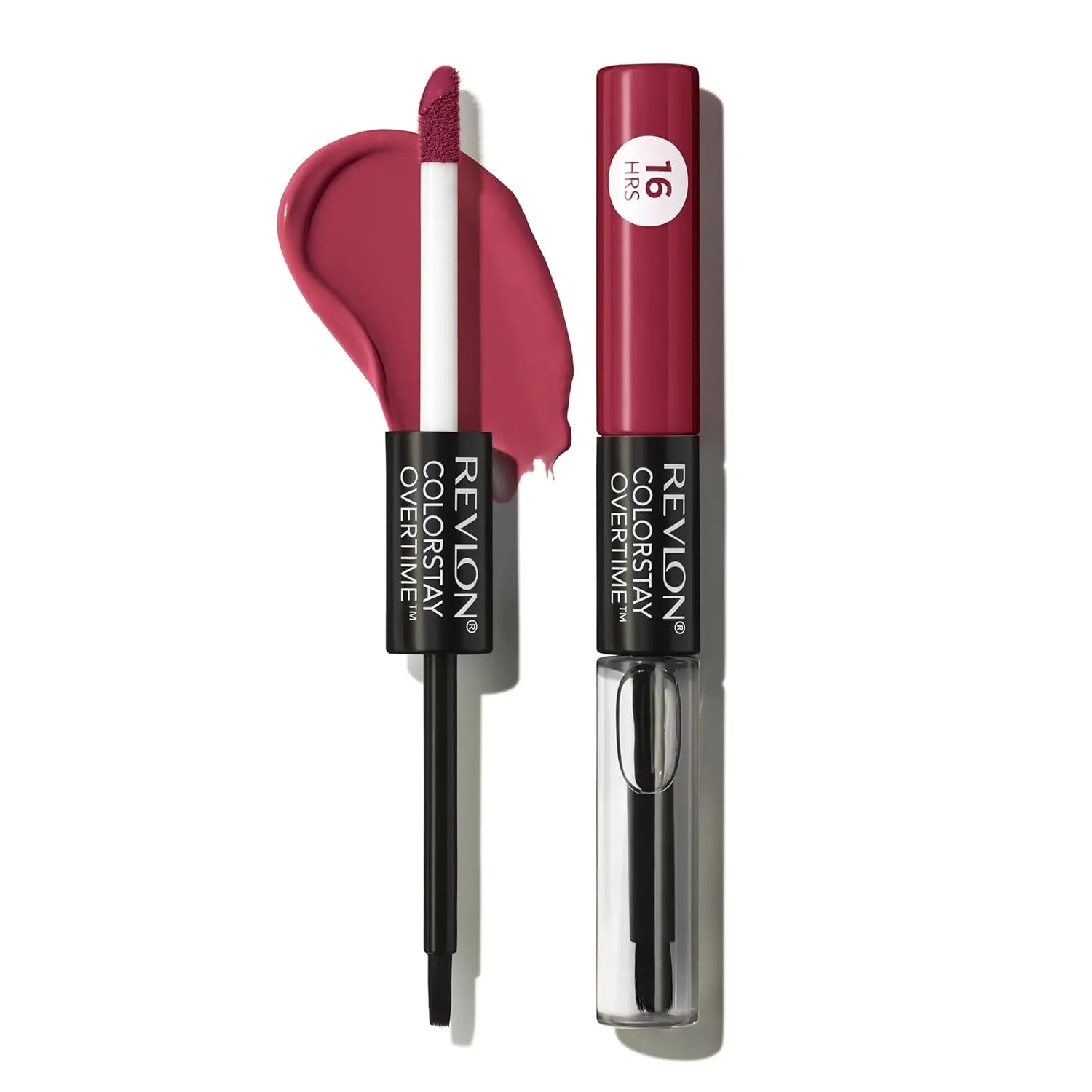 Longwear Liquid Lipstick & Gloss - 16 Hour Colorstay, Vitamin E, Shade 350 Bare Maximum, 0.07 Fl Oz