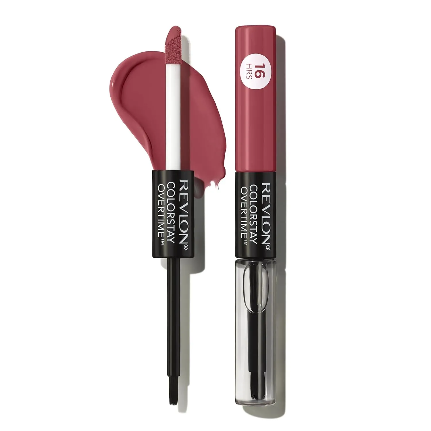 Longwear Liquid Lipstick & Gloss - 16 Hour Colorstay, Vitamin E, Shade 350 Bare Maximum, 0.07 Fl Oz