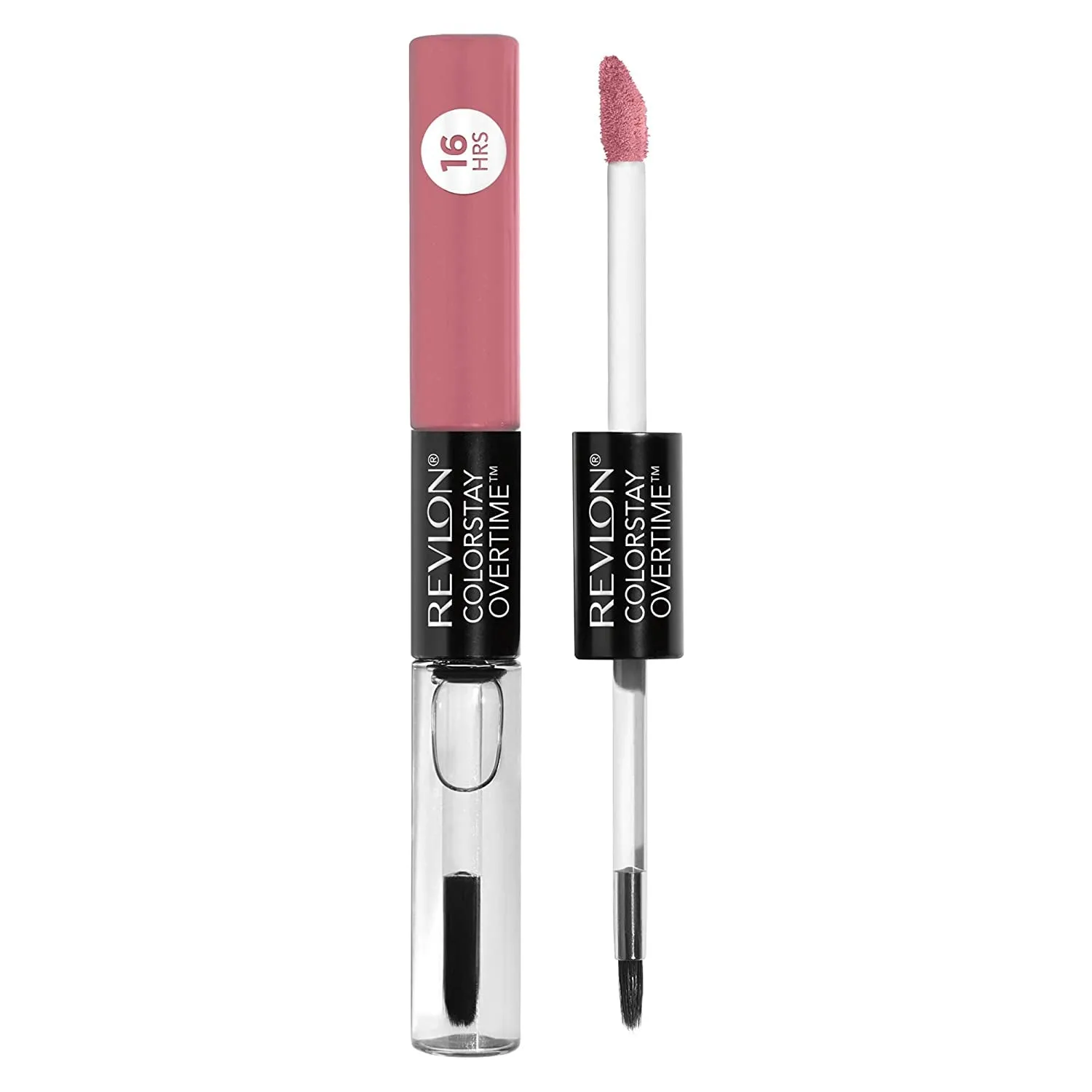 Longwear Liquid Lipstick & Gloss - 16 Hour Colorstay, Vitamin E, Shade 350 Bare Maximum, 0.07 Fl Oz