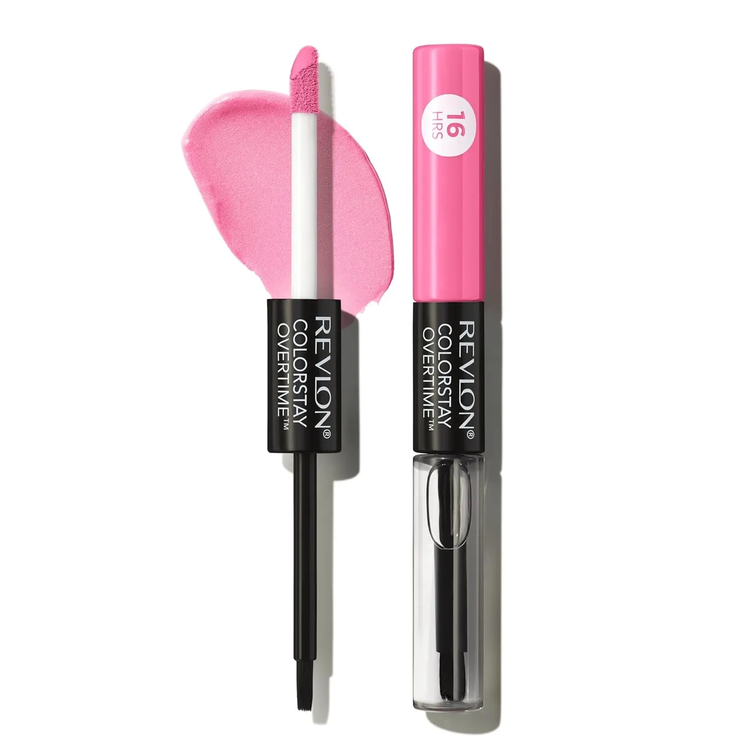 Longwear Liquid Lipstick & Gloss - 16 Hour Colorstay, Vitamin E, Shade 350 Bare Maximum, 0.07 Fl Oz