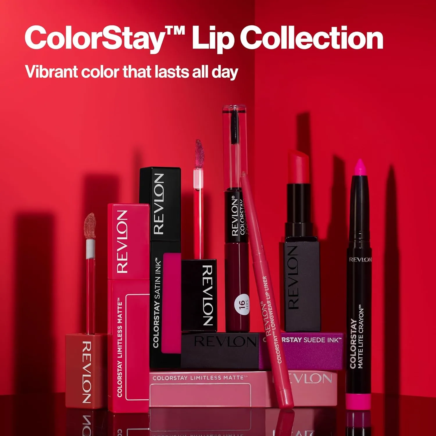 Longwear Liquid Lipstick & Gloss - 16 Hour Colorstay, Vitamin E, Shade 350 Bare Maximum, 0.07 Fl Oz