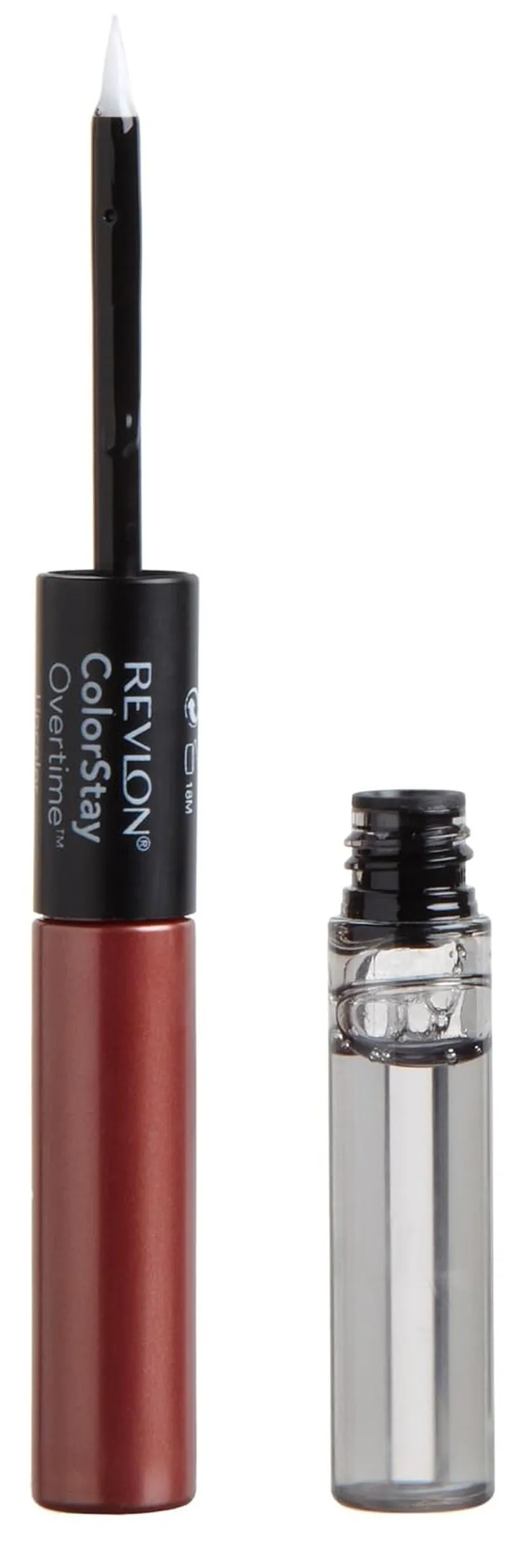 Longwear Liquid Lipstick & Gloss - 16 Hour Colorstay, Vitamin E, Shade 350 Bare Maximum, 0.07 Fl Oz