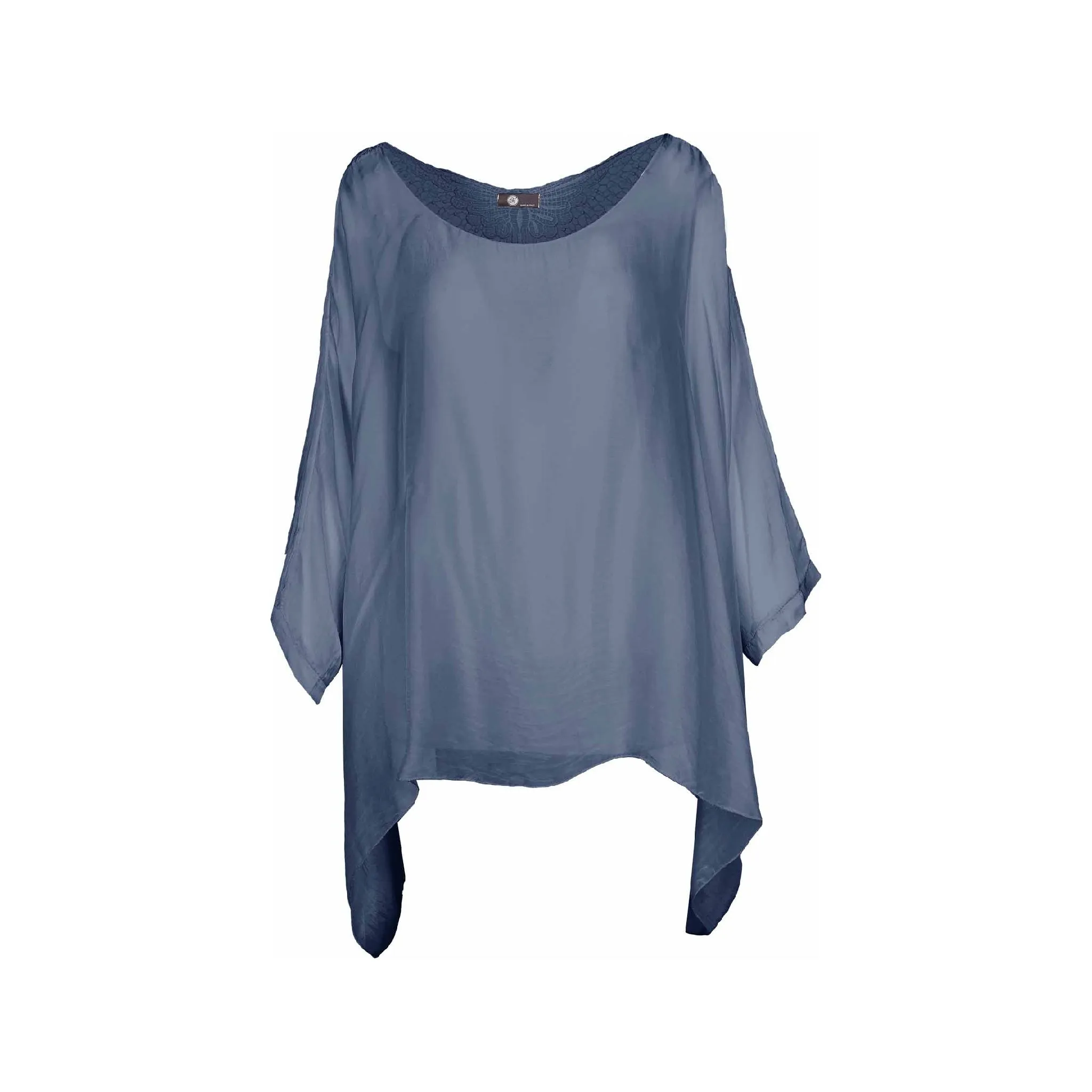 M Made in italy  Women's Woven 3/4 Sleeve Tunic