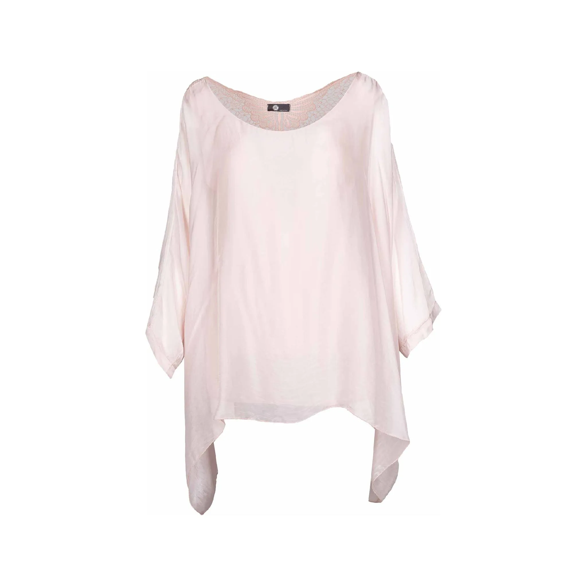 M Made in italy  Women's Woven 3/4 Sleeve Tunic