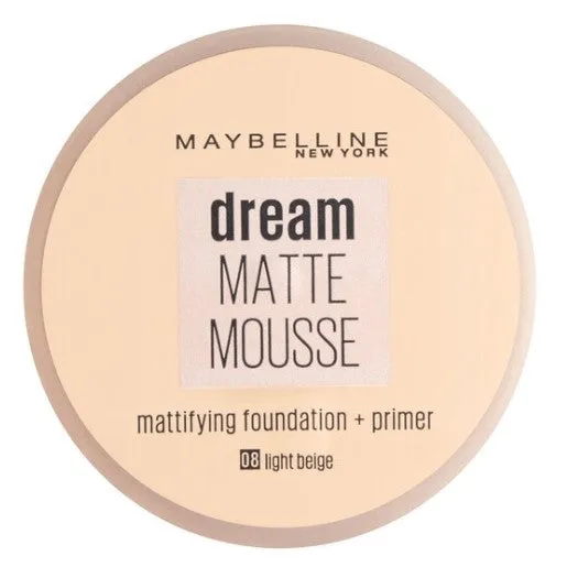 Maybelline Dream Matte Mousse Foundation 08 Light Beige