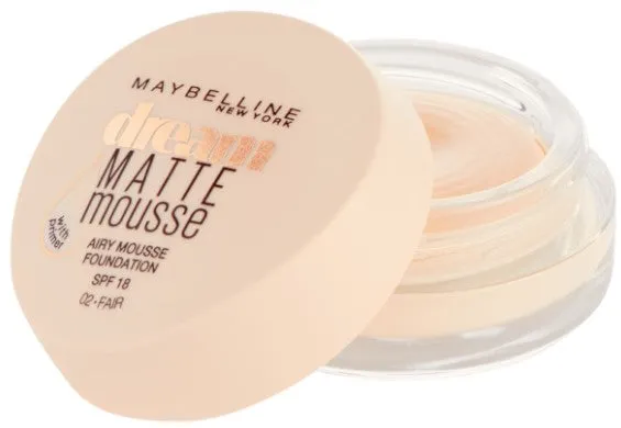 Maybelline Dream Matte Mousse Foundation With SPF - 02 Fair