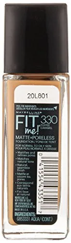 Maybelline New York Fit Me Foundation, 330 Toffee, 30ml