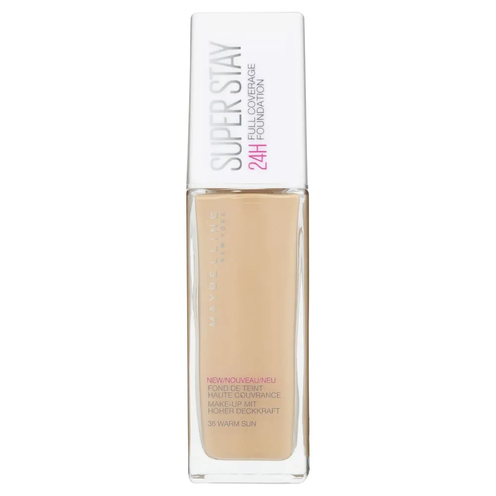 Maybelline Superstay 24 Hour Full Coverage Foundation 36 Warm Sun