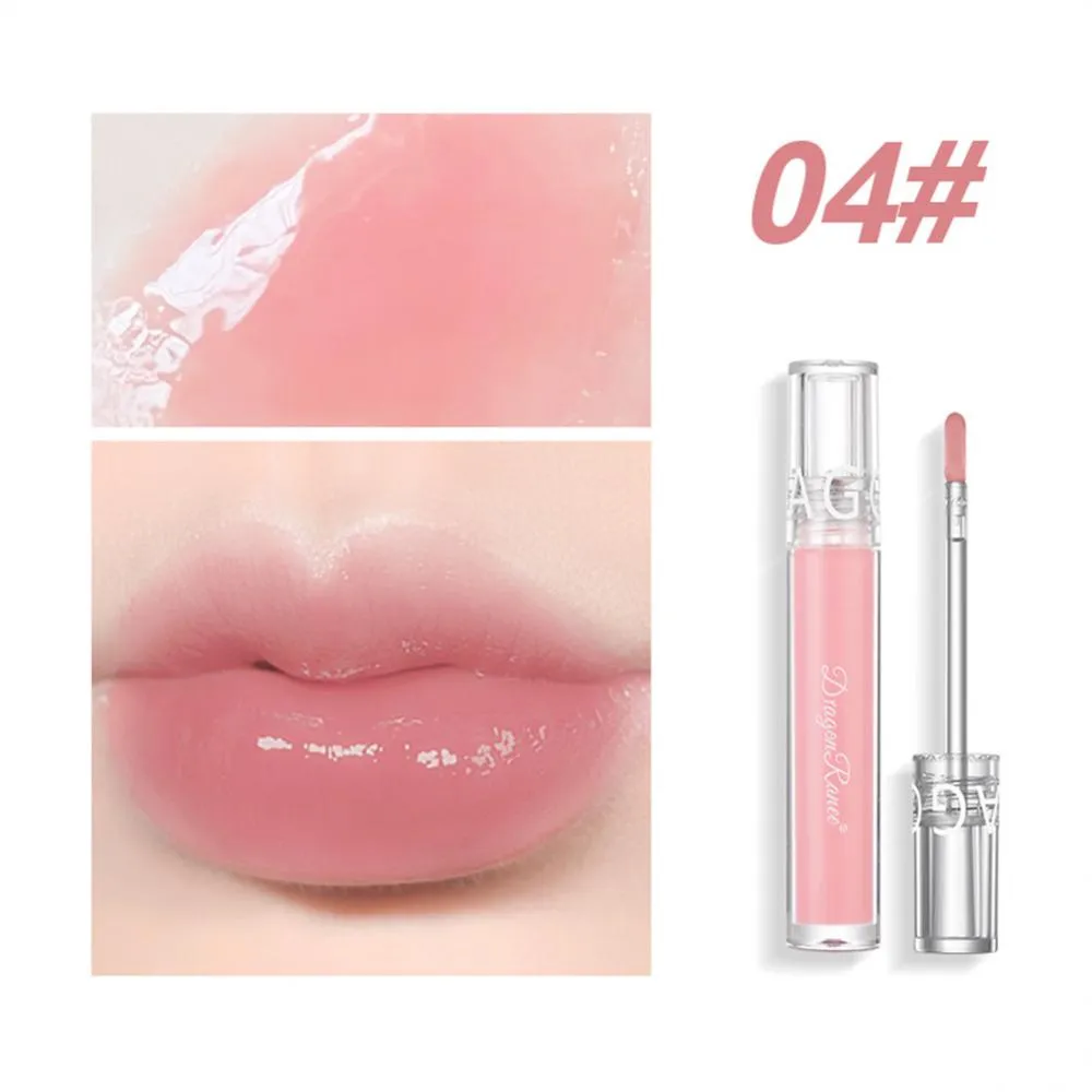 Mirror Water Lip Gloss Lip Glaze Transparent Glass Lip Oil Waterproof Liquid Lipstick Lipgloss Lips Cosmetics 6 Colors Make Up