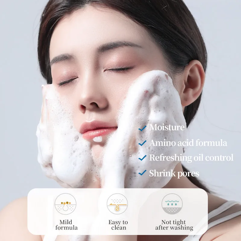 Moisturizing Anti-Acne Daily Cream Cleanser with Amino Acids - Hydrating Makeup Remover