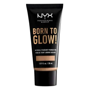 NYX - Born to Glow Naturally Radiant Foundation Medium Olive - 1.01 fl oz (30 ml)