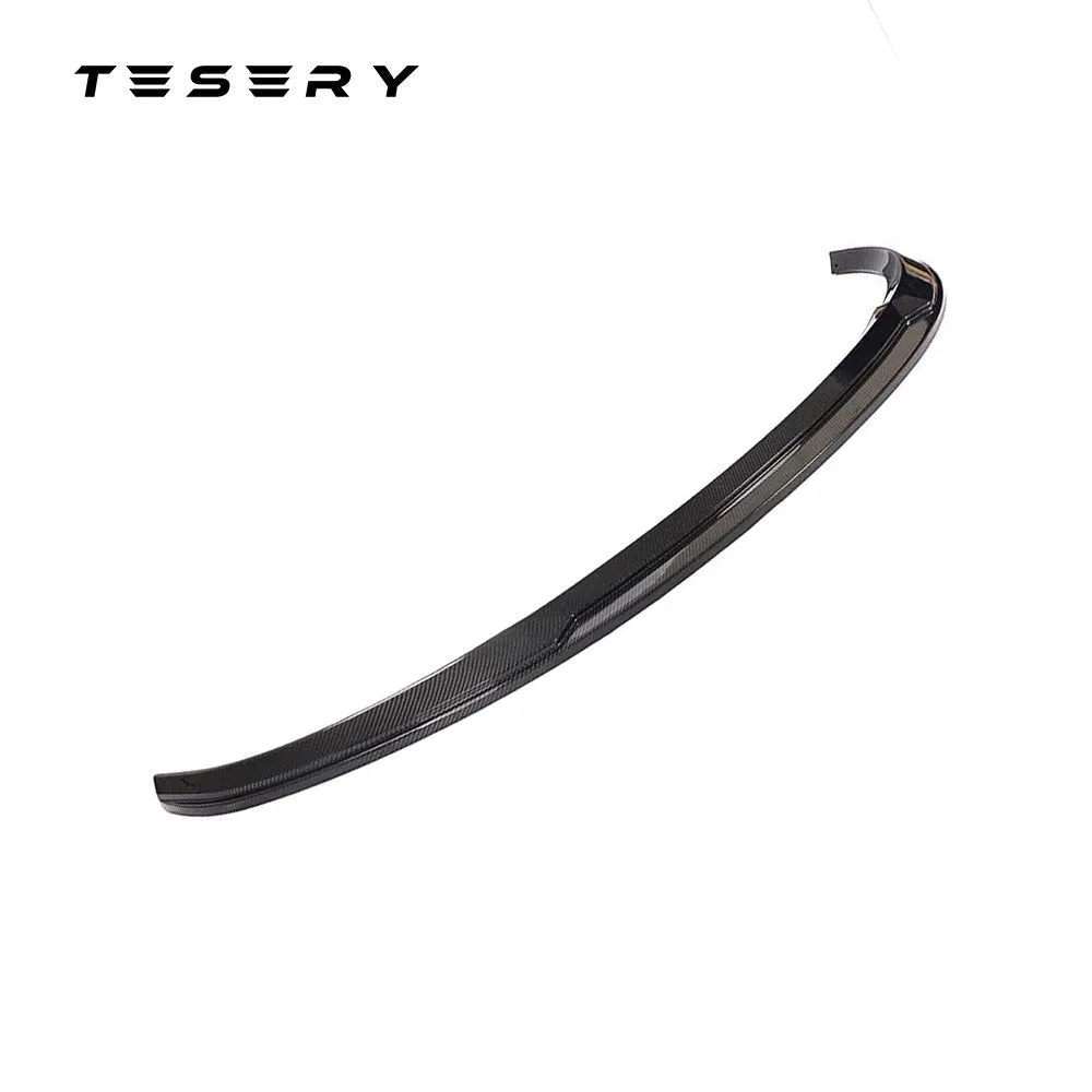 Real Carbon Fiber Front Lip Spoiler for Tesla Model Y 2020-2024 [JC Style]