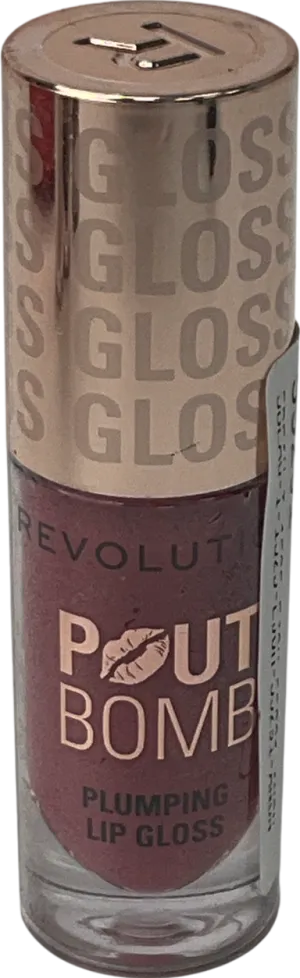 Revolution Pout Bomb Plumping Gloss Rosewood Rose Pink 4.6