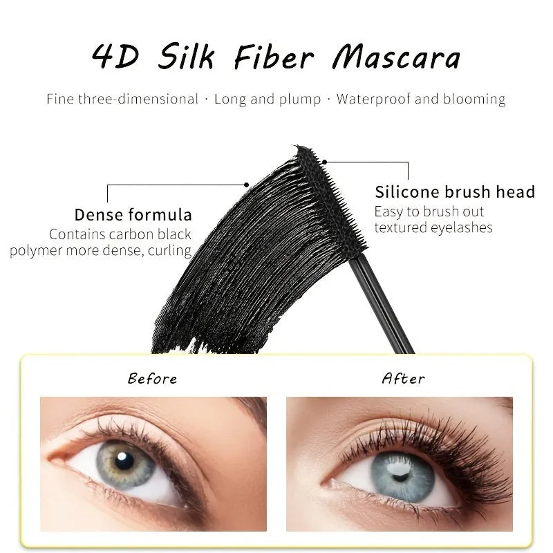 Scepter Mascara Waterproof Smudge Proof Natural Thick Curling