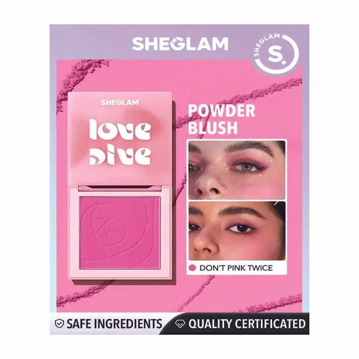 Sheglam Love Dive Tender Heart Powder Blush-Coraldially
