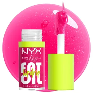 Shimmering Magenta Fat Oil Lip Drip - Vegan Moisturizing Lip Gloss with Shine