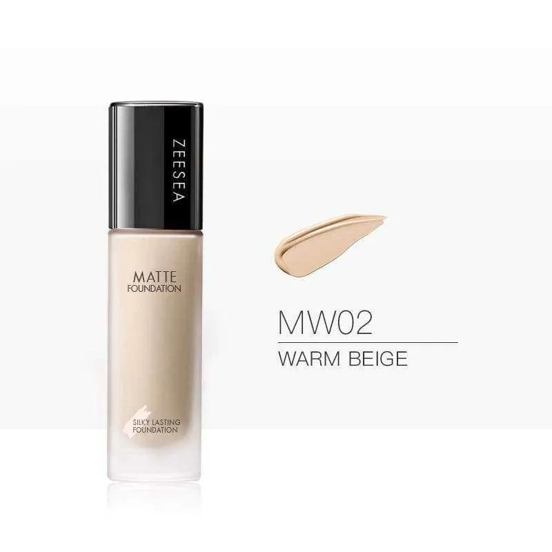 Silky Lasting Liquid Foundation-Matte & Blemish Concealing