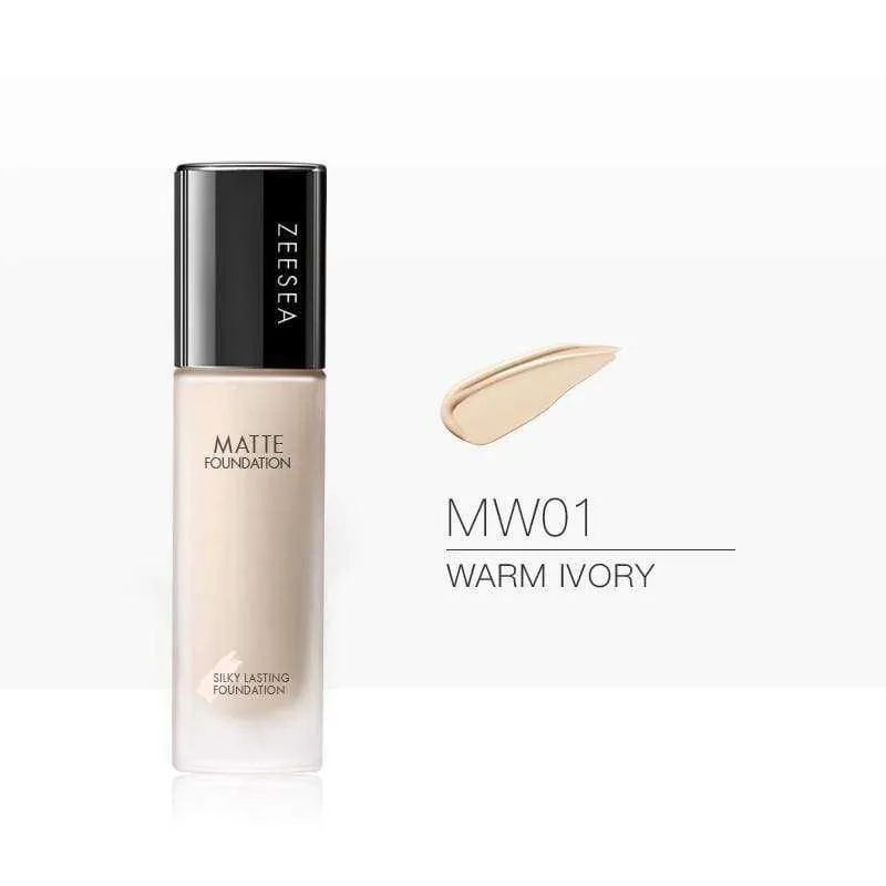 Silky Lasting Liquid Foundation-Matte & Blemish Concealing
