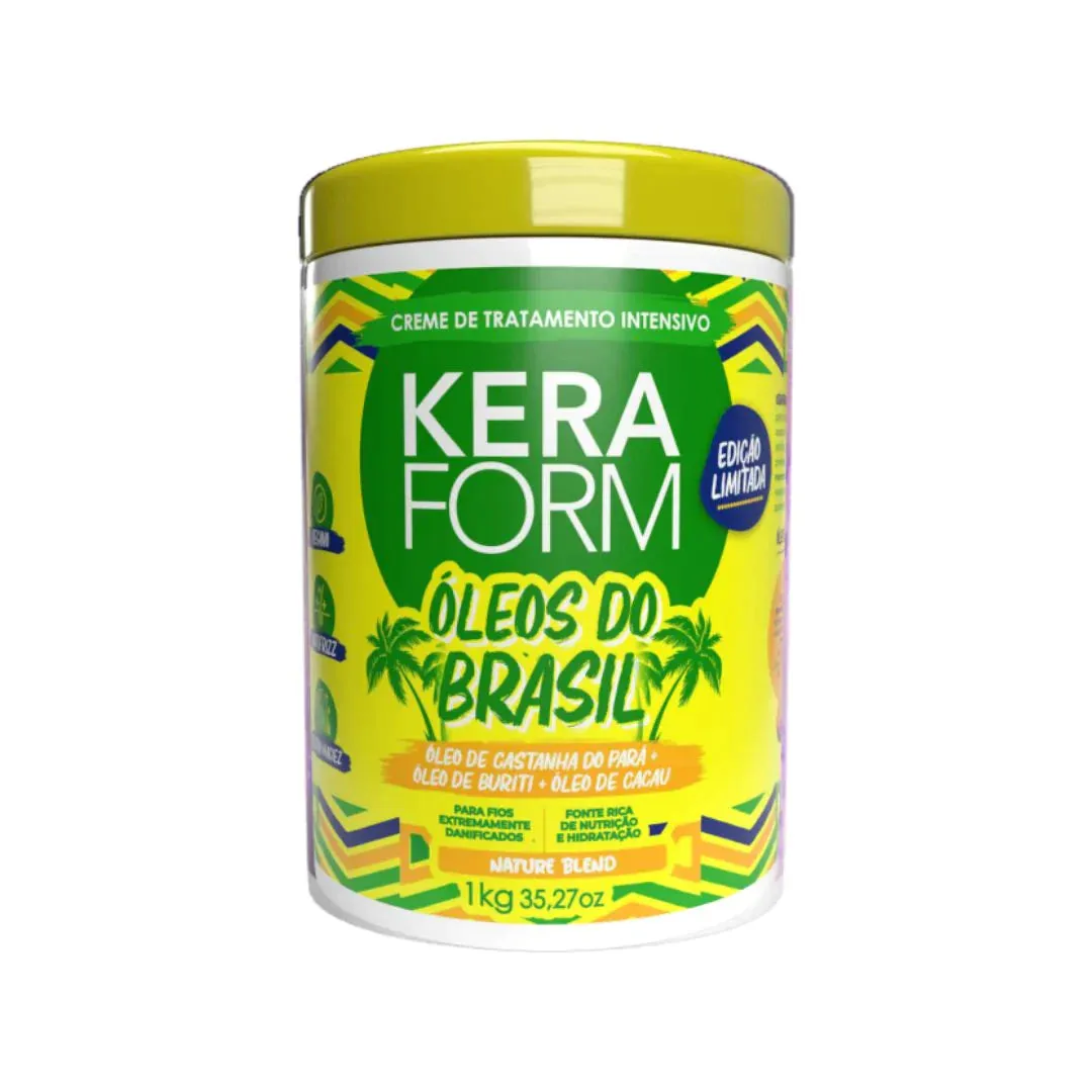 Skafe Keraform Óleos do Brasil Treatment Cream 1Kg / 35.27 fl oz