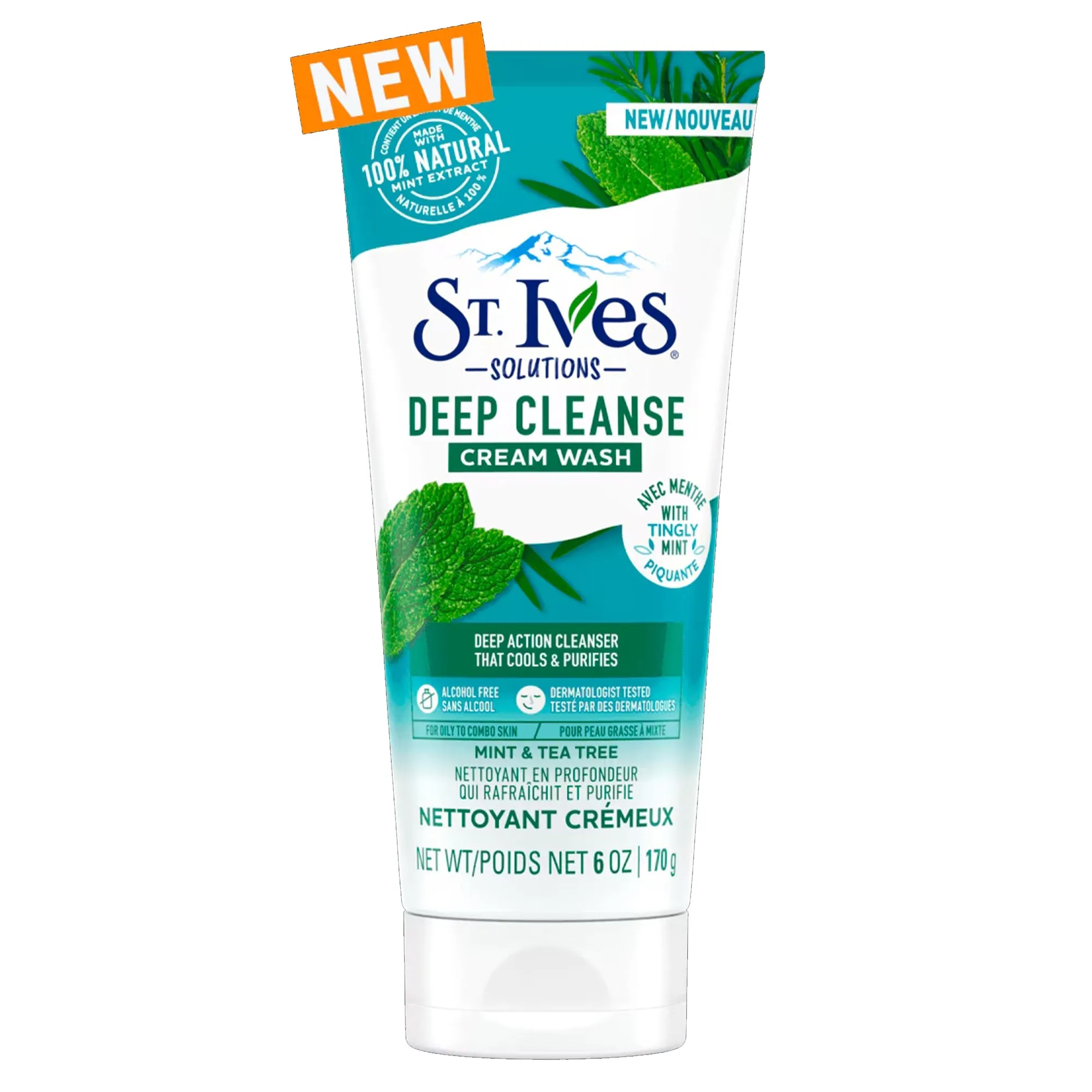 ST.IVES DEEP CLEANSE CREAM WASH 170GM