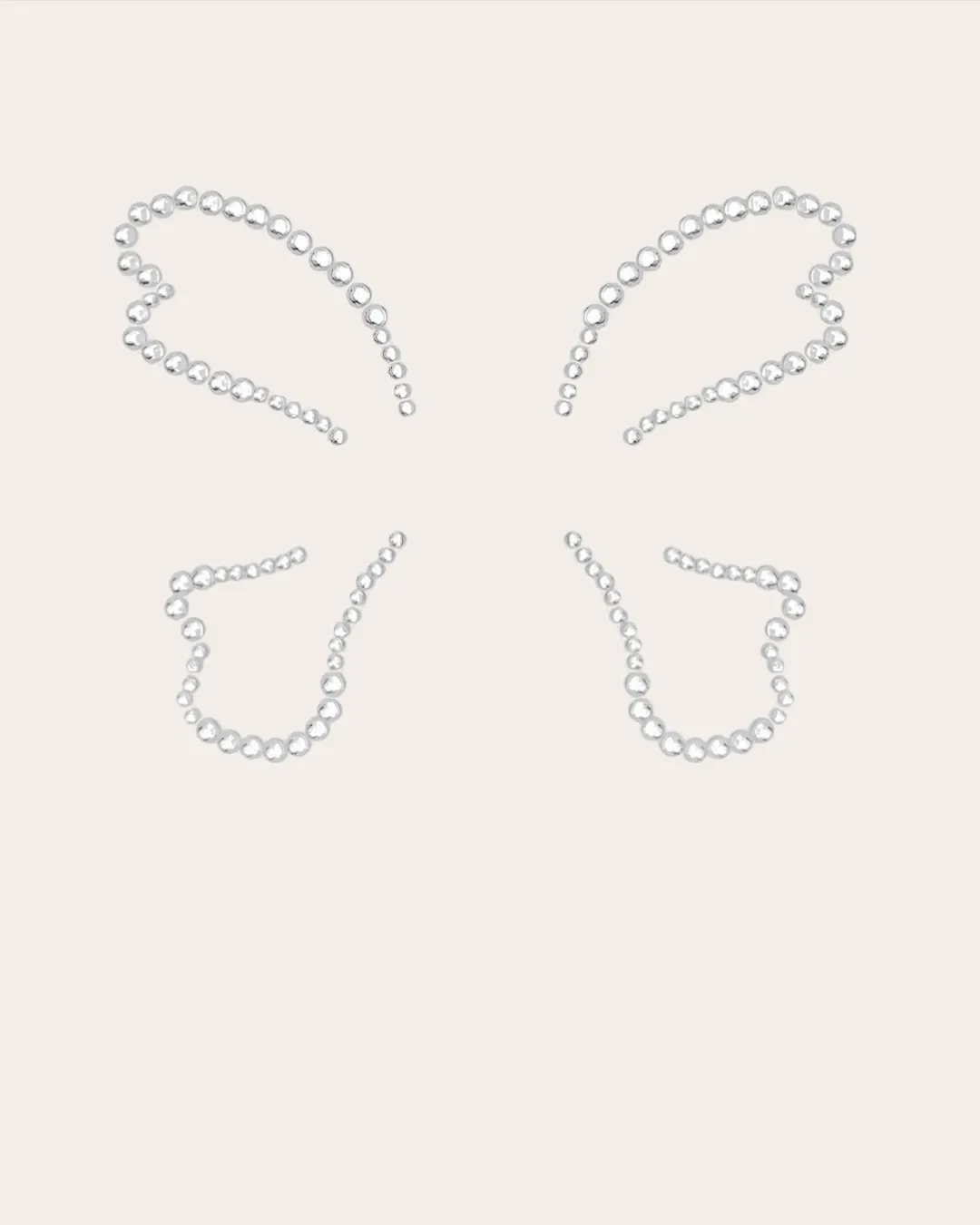 The Butterfly face jewels