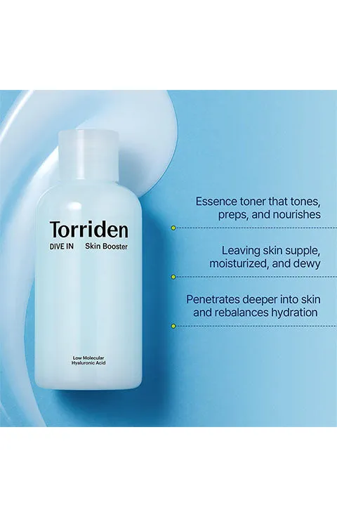 Torriden Dive-in Hyaluronic Acid Skin Hydrating Booster (200mL/6.76fl.oz)