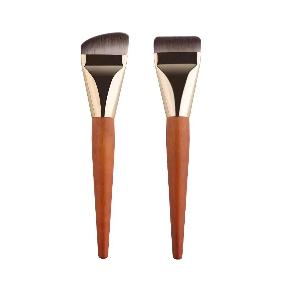 Ultra Thin Flat Foundation Brush for Seamless Makeup Application