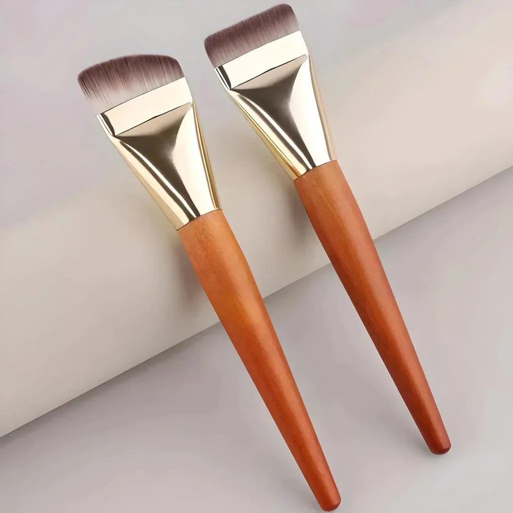 Ultra Thin Flat Foundation Brush for Seamless Makeup Application