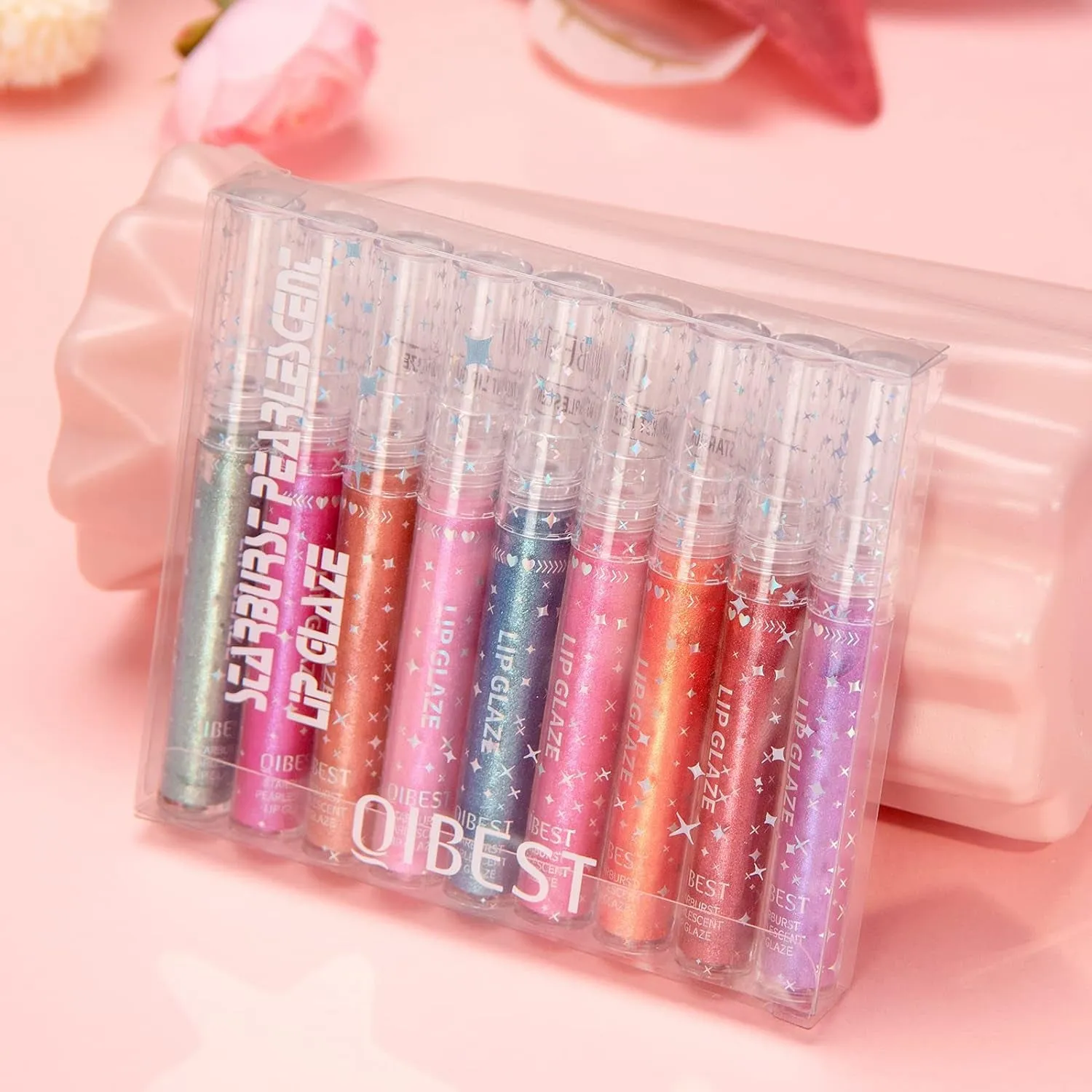 Vibrant Moisturizing Lip Gloss Set for Women & Girls | 9 Long-Lasting Shades | Perfect Gift