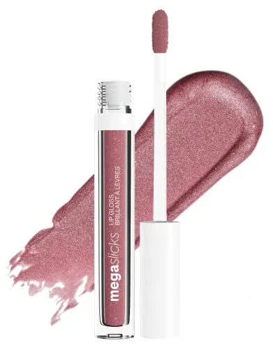 Wet n Wild Mega Slicks Lip Gloss | Long Lasting | Hyaluronic Acid | High Shine | Champagne Please