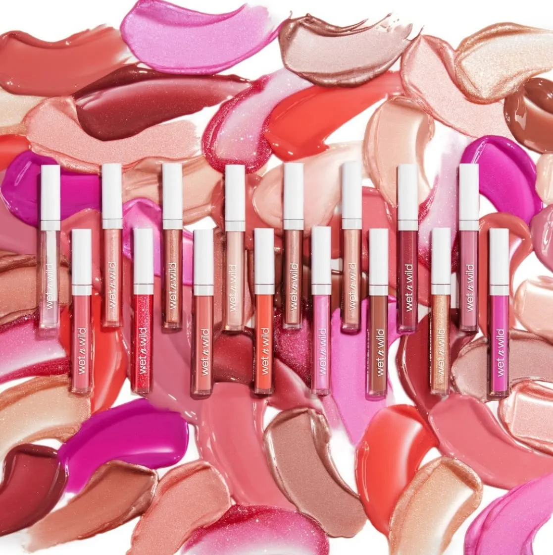 Wet n Wild Mega Slicks Lip Gloss | Long Lasting | Hyaluronic Acid | High Shine | Champagne Please