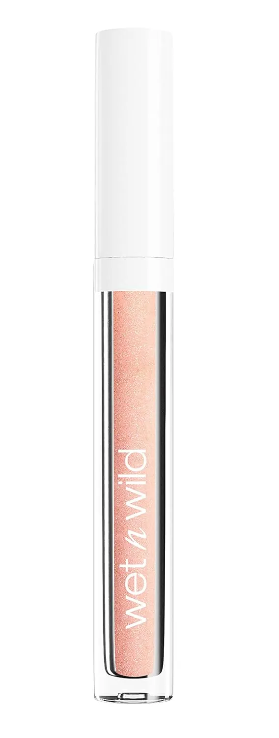 Wet n Wild Mega Slicks Lip Gloss | Long Lasting | Hyaluronic Acid | High Shine | Champagne Please