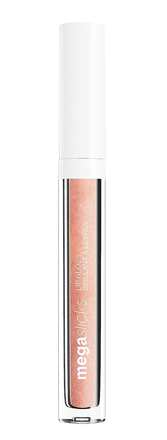 Wet n Wild Mega Slicks Lip Gloss | Long Lasting | Hyaluronic Acid | High Shine | Champagne Please