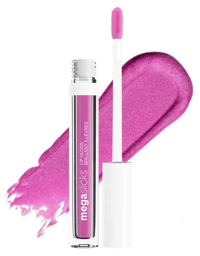 Wet n Wild Mega Slicks Lip Gloss | Long Lasting | Hyaluronic Acid | High Shine | Champagne Please
